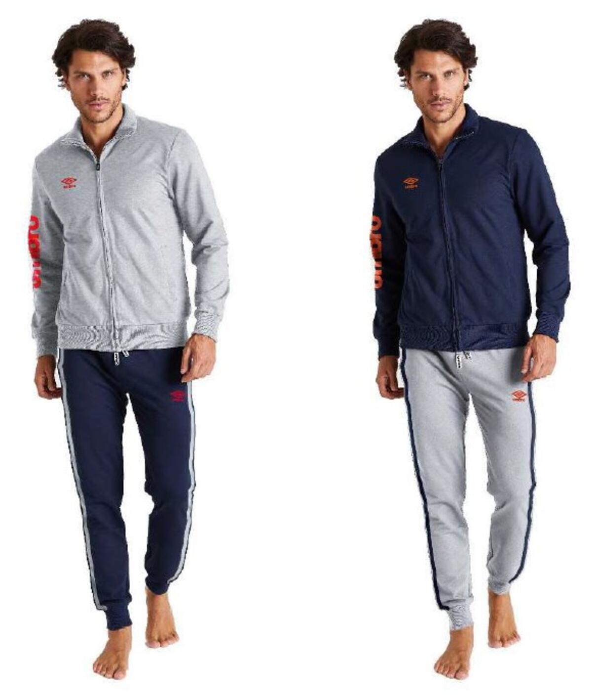 UMBRO COMPLETO TUTA UOMO FULL ZIP UOS 30088S | Ingrosso Abbigliamento  Parenti Distribuzione
