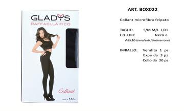 GLADBOX022- collant donna microfibra felpato box022 - Fratelli Parenti
