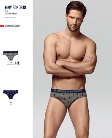 ART. BS0819- slip uomo cotone elasticizzato bs0819 - Fratelli Parenti