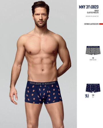 ART. BS0820- boxer uomo cotone elasticizzato bs0820 - Fratelli Parenti
