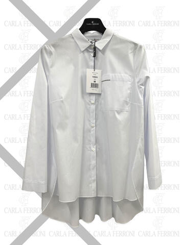 ART. 10053- camicia donna m/l colore unito 10053 - Fratelli Parenti