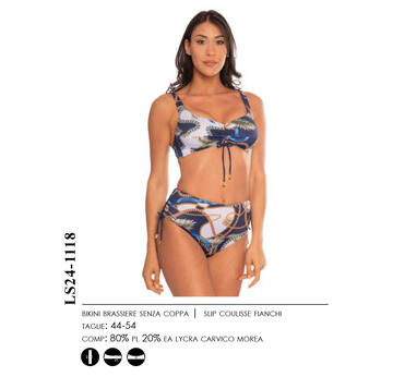 SPRI1118- 1118 bikini brassiere fantasia donna - Fratelli Parenti