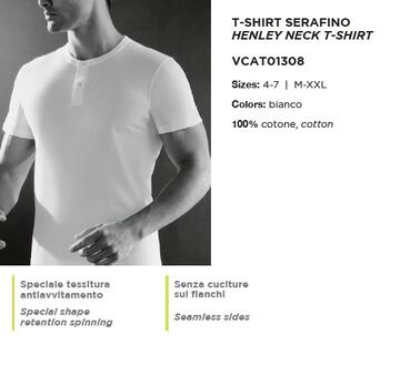 ART. 1308- t.shirt serafino uomo cotone 1308 - Fratelli Parenti
