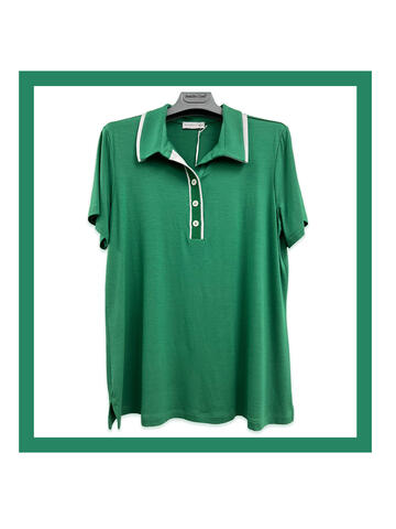 ART. 14113- polo donna m/m tinta unita 14113 - Fratelli Parenti