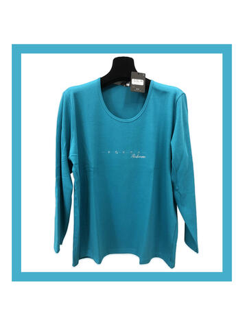 ART. 2055- maglia donna m/l colore unito 2055 - Fratelli Parenti