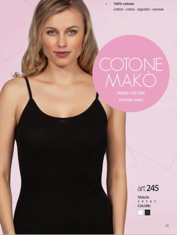 ART. 245- canottiera donna s/s  245 - Fratelli Parenti