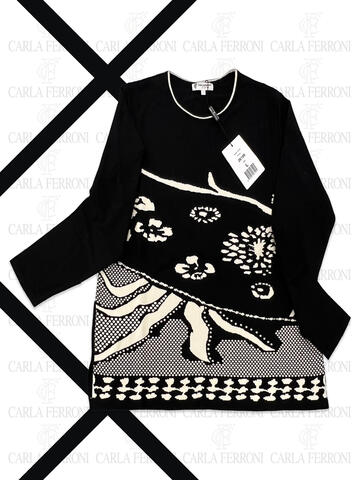ART. 26199- maglia donna m/l fantasia 26199 - Fratelli Parenti