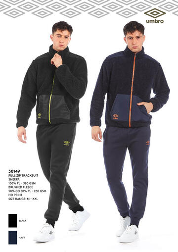 ART. 30149- tuta uomo m/l full zip sherpa 30149 - Fratelli Parenti