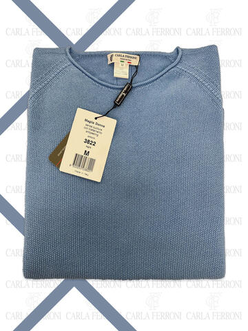 ART. 3822- maglia donna m/l colore unito 3822 - Fratelli Parenti