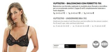 LEPE701-  701 reggiseno donna balconcino coppa c - Fratelli Parenti