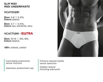 ART. 71291 CAL.- maxi slip cotone calibrato 71291 - Fratelli Parenti
