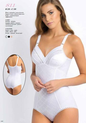 FALC811 COPPA C-  811 body donna decorato coppa c - Fratelli Parenti