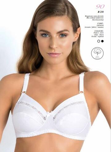 FALC90- 90 reggiseno donna cotone senza ferretto - Fratelli Parenti