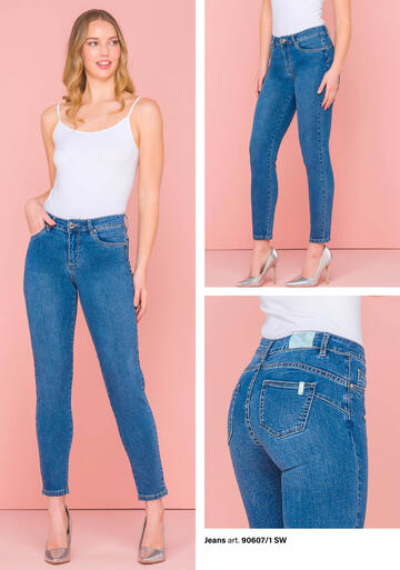 ART. 90607/1- pantalone jeans sw donna 90607/1 - Fratelli Parenti