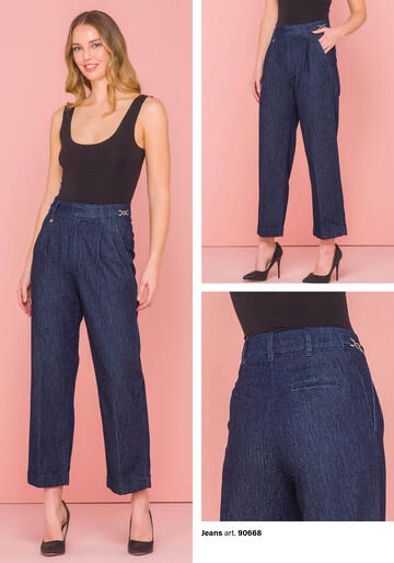 ART. 90668- pantalone jeans rovescina donna 90668 - Fratelli Parenti
