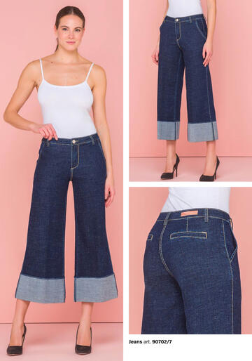 ART. 90702/7- pantalone jeans donna 90702/7 - Fratelli Parenti