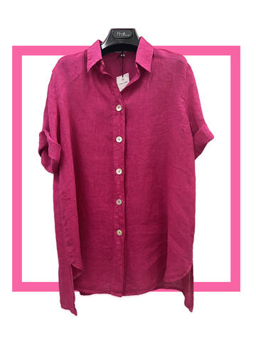 ART. 907100- camicia donna m/m lino 907100 - Fratelli Parenti