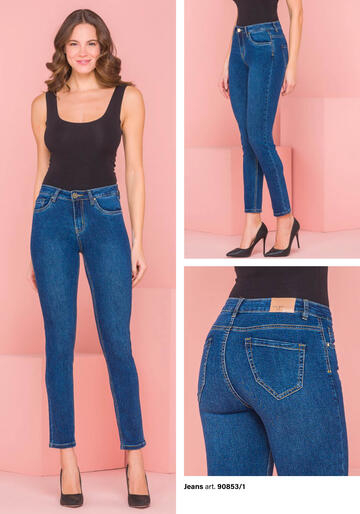 ART. 90853/1- pantalone jeans donna 90853/1 - Fratelli Parenti