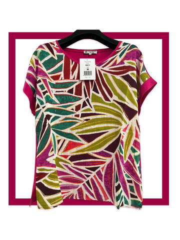 ART. 9971- casacca donna fantasia  m/m 9971 - Fratelli Parenti