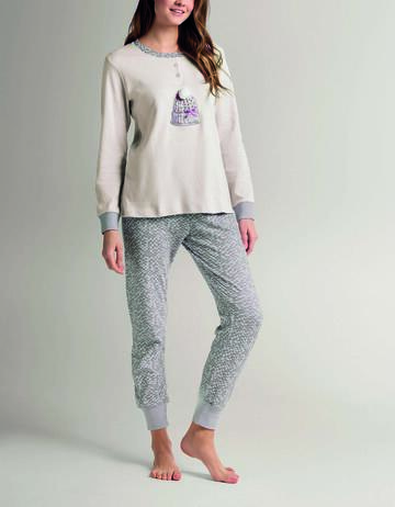LORMBNEMR4510- bne mr4510 pigiama donna interlock - Fratelli Parenti