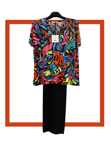 ART. CN6243- completo donna maglia + pantalone cn6243 - Fratelli Parenti