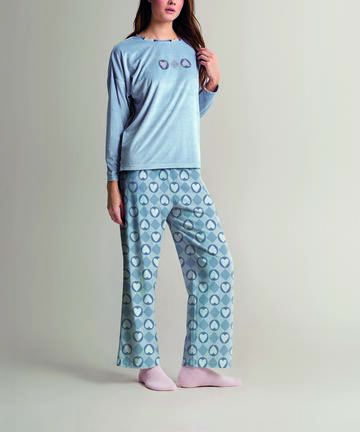 LORMCRDMR4432- crd mr4432 pigiama donna microcoral - Fratelli Parenti
