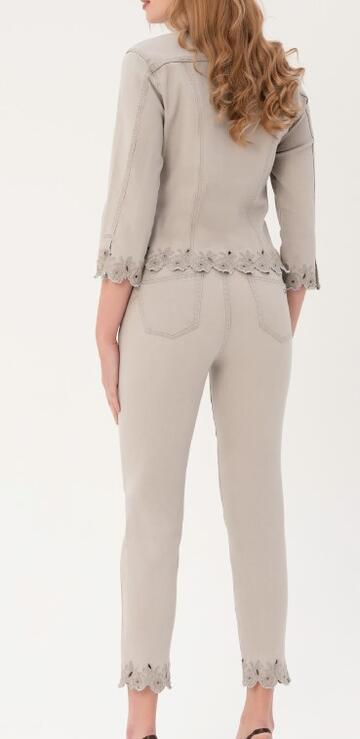 CHIARA D'ALBA GIUBBINO JEANS DONNA PIZZO FRANGE 90406 | Ingrosso  Abbigliamento Parenti Distribuzione