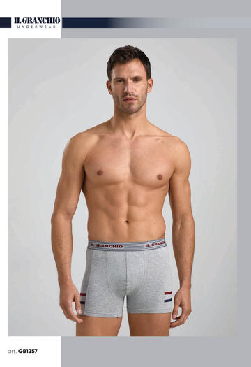 ART. GB1257- boxer uomo cotone elasticizzato gb1257 - Fratelli Parenti