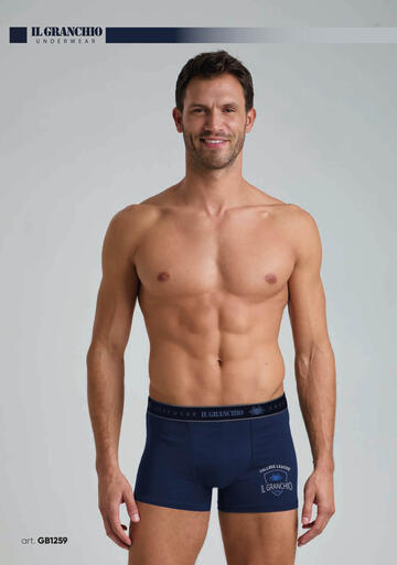 ART. GB1259- boxer uomo cotone elasticizzato gb1259 - Fratelli Parenti