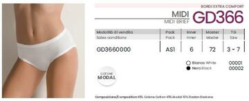 ART. GD366- slip donna cotone modal gd366 - Fratelli Parenti
