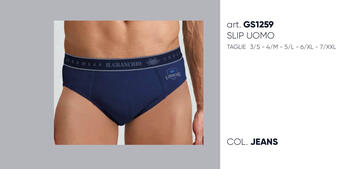 ART. GS1259- slip uomo cotone elasticizzato gs1259 - Fratelli Parenti