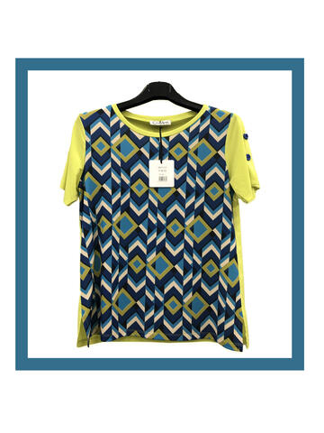 ART. MA1016- maglia donna m/m fantasia ma1016 - Fratelli Parenti