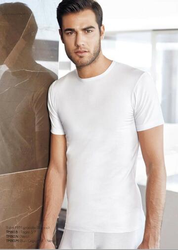 ART. TM80- t.shirt uomo girocollo cotone m/m tm80 - Fratelli Parenti