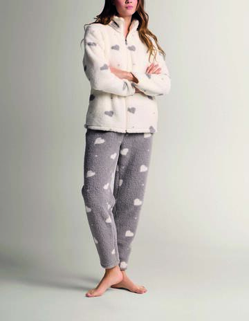 - y&m mr4574 pigiama donna full zip supersoft