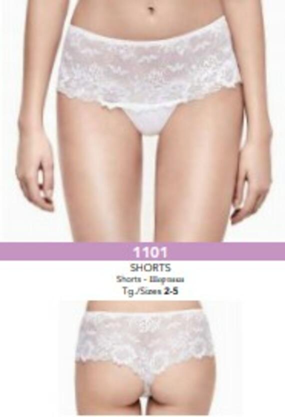 - 1101 SLIP DONNA SHORTS PIZZO