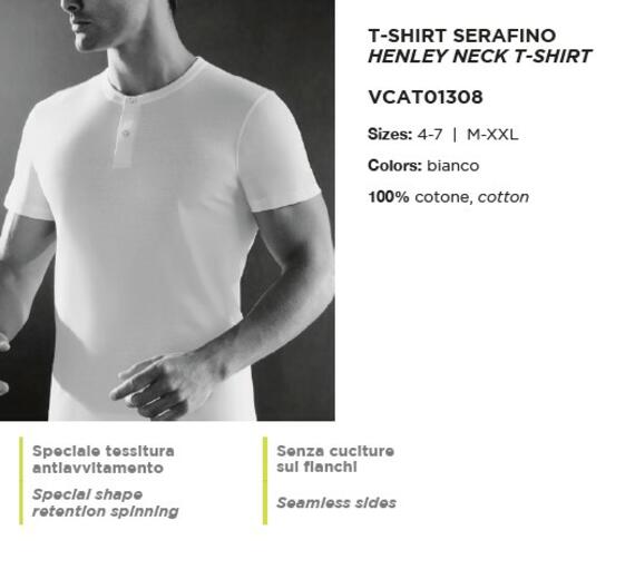 - 1308 T.SHIRT SERAFINO UOMO COTONE