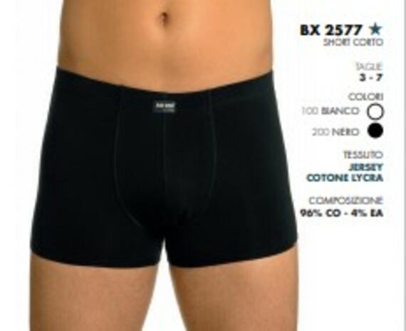 - 2577 BOXER CORTO UOMO COTONE