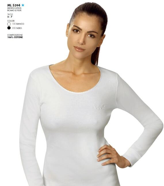 - MAGLIA M/L DONNA INTERLOCK 5394