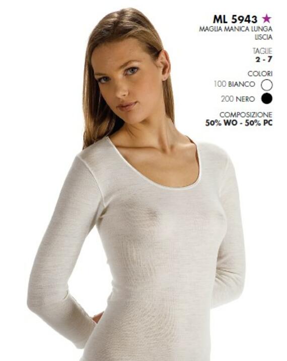 - MAGLIA DONNA M/L MISTO LANA 5943