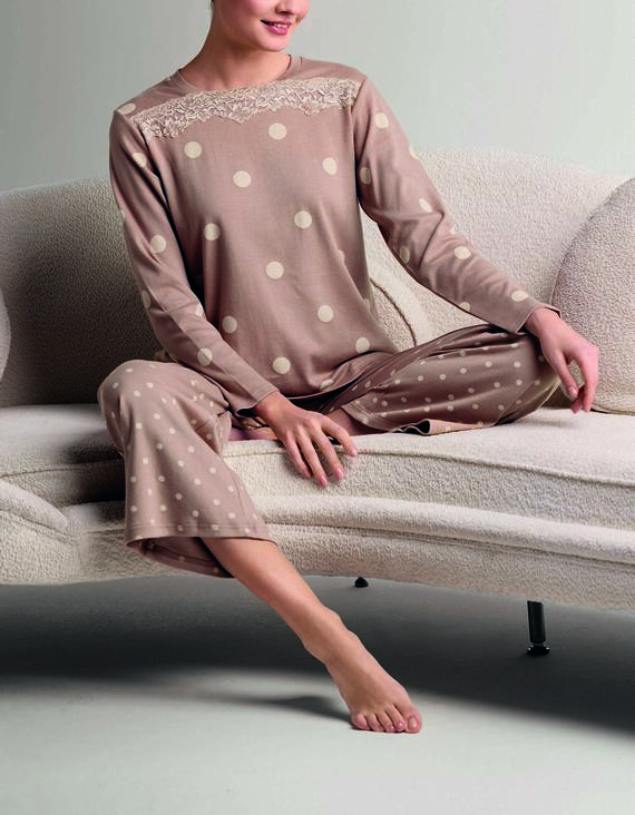 - BLL MR4631 PIGIAMA DONNA INTERLOCK