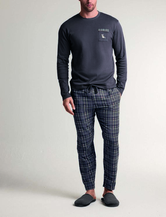 - CCK MR4689 PIGIAMA UOMO PANT.FLANELLA