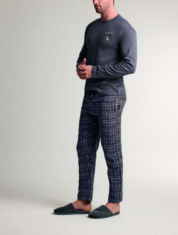 - CCK MR4689 PIGIAMA UOMO PANT.FLANELLA