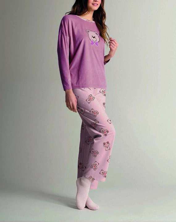 - FNN MR4505 PIGIAMA DONNA MICROCORAL