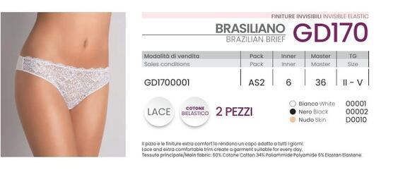 - GD170 BRASILIANO DONNA PIZZO