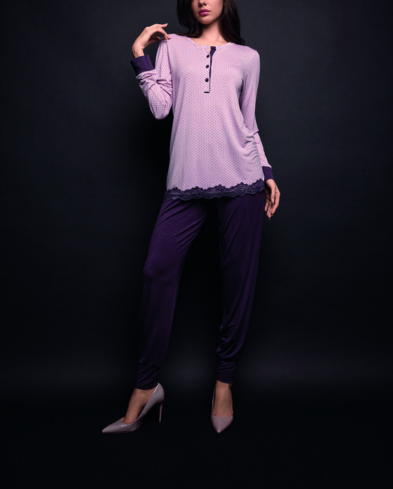 - 654391 PIGIAMA  DONNA VISCOSA