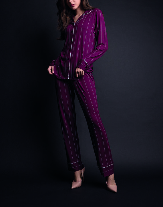 - 654395 PIGIAMA DONNA AP. VISCOSA