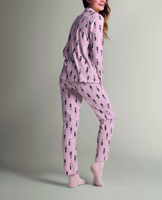 - TYL MR4430 PIGIAMA DONNA AP. MICROCORAL