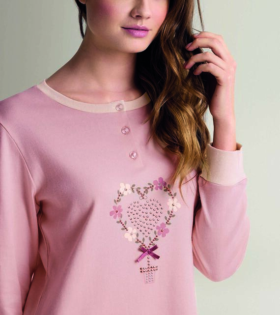 - WNT MR4614 PIGIAMA DONNA INTERLOCK