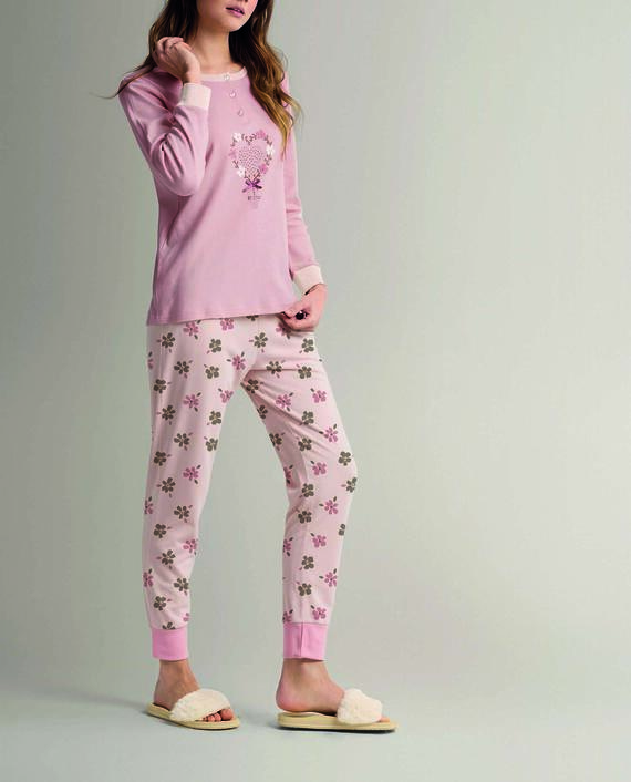 - WNT MR4614 PIGIAMA DONNA INTERLOCK