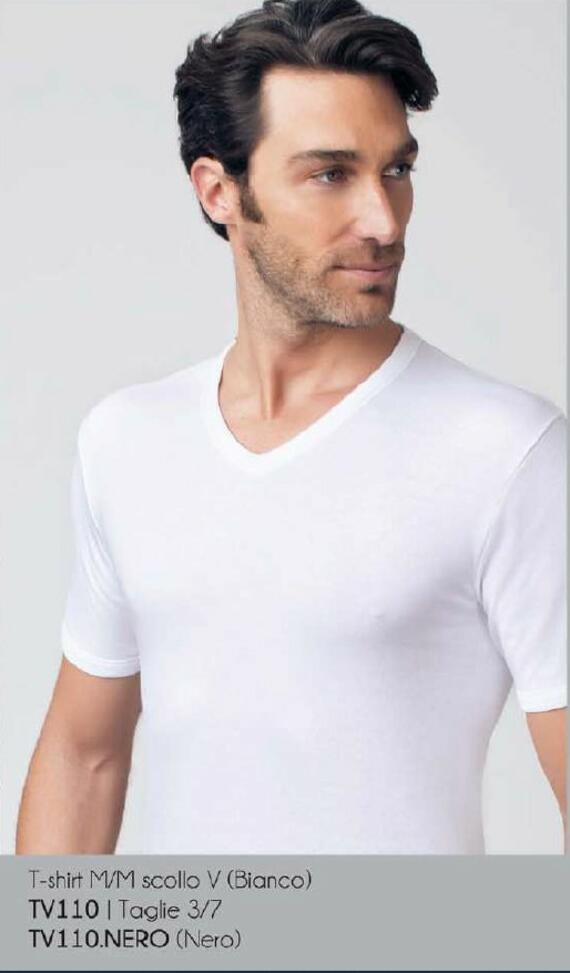 - MAGLIA UOMO COTONE INTERLOCK TV110